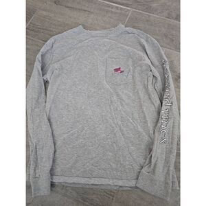 Vineyard Vines‎ Snowboarding Whale Gray Long Sleeve Men's Size XS Unisex Women's